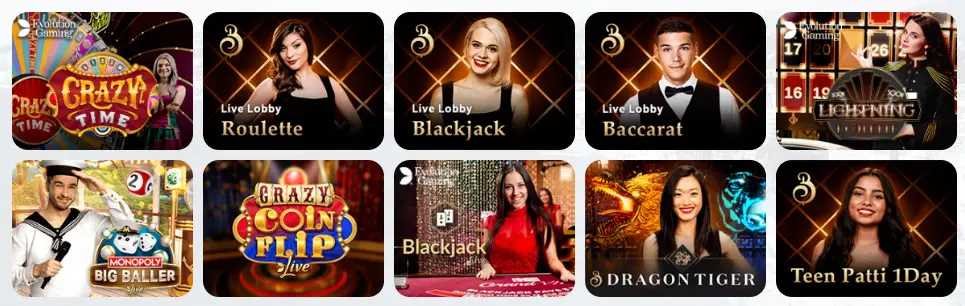 Giochi da casinò dal vivo BET SPORT 24 CASINO
