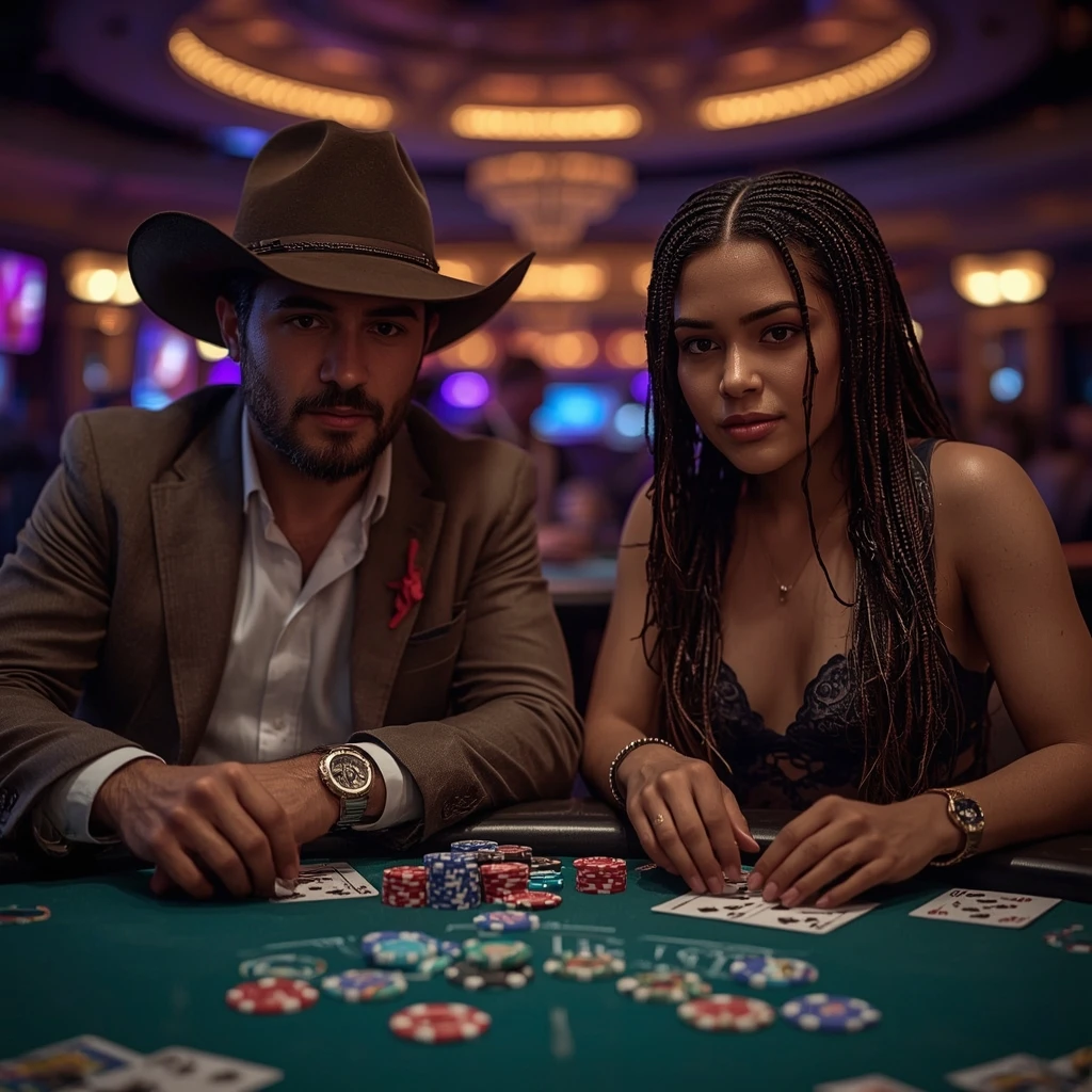 foto di due giocatori di poker BET SPORT 24 CASINO